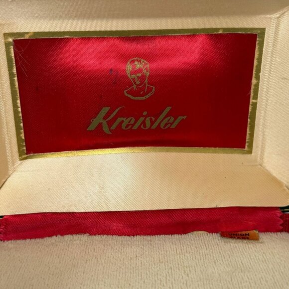 Vintage Kreisler Key Chain Box Red Retro Jewelry Display Packaging 3.5x5" - Picture 3 of 10